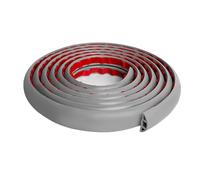 Fangxuee Floor Cord Cover Cable Cavity Self Adhesive Cord Hider Floor 10FT Floor Cable Management Power Cord Protector Gray