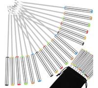 Fangxuee Fondue Fork with Heat Resistanthandle for Cheese Chocolate Toasted Marshmallow Dessert Meat