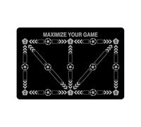 Fangxuee Football Footstep Training Mat Non-Slip Footstep Training Mat Soccer Train Mat for All Levels,for All Ages 60 * 90cm D