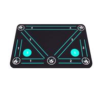 Fangxuee Football Kick Trainer, Soccer Footwork Training Mat, Posture Assistance Non-Slip Football Footstep Trainer Mat