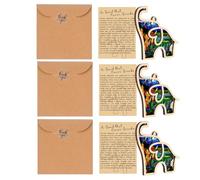 Fangxuee Friendship Elephant Valentines Ornament with Story Card, Sisterhood Elephant Ornament for Women Tribe, Friendship Gifts