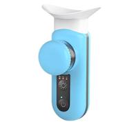 Fangxuee Heated Nano Eye Mist Sprayer,Eye Mister with Warm Compress Moist Heat for Relief Dry Eyes,Electric Eye Steamer Blue