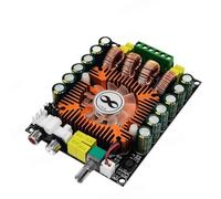 Fangxuee High Power Digital Amplifier Board TDA7498E 2.0 160Wx2 Stereo Support BTL 220W with Cooling Fan