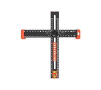 Fangxuee High Precision Angle Ruler Woodworking Scribe Drawing Marking Gauge Crossed-Cut T-Type Ruler Measuring Tools 35cm