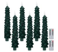 Fangxuee LED Christmas Pine Cone Simulation Candle Lamp Christmas Decorative Atmosphere Modeling Lamp Christmas Candle Set
