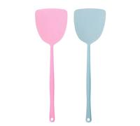 Fangxuee Long-Handled, Thick Plastic Fly Swatter for Effective Mosquito Control, Large Size