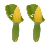 Fangxuee Manual Juicer Plastic Kitchen Citrus Juicer Handheld Orange Lemon Portable Fruit Cut Kitchen Green