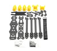 Fangxuee Mark4 7inch 295mm Quadcopter Frame Kit 5mm Arm for 7" FPV Freestyle & RC Racing Drone with Yellow Print