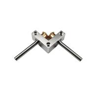 Fangxuee Micro Steering 90 Degree Angle Steering Right Angle Commutator 1:1 Transmission Bevel Gear(4mm to 4mm Shaft) B