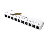 Fangxuee Monoblock 10-Port Multi-Channel Guitar Effects Power Supply Effects Power Supply Accessories White