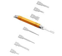 Fangxuee Motors Repair Double Headed Detachable Terminal Pin Extraction Tool for AMP Metri Pack Molex Connectors