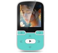 Fangxuee MP3 Player with Clip, FM Radio& Bluetooth 5.3 HIFI Lossless Sound for Sports Running Supports 32GB TF Card