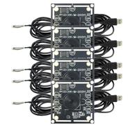 Fangxuee New 5PCS 100 Degree Camera Module 1MP OV9732 1280x720 USB Free Driver Manual Focus,with 1 Meter Cable for WinXP/7/8/10
