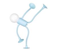 Fangxuee Newest DIY Shape Sportsman Night Light for Bedroom, Bathroom and Christmas Decor Bedroom Desktop Atmosphere Lamp Blue