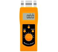 Fangxuee Portable Digital Moisture Meter for Textile Leather Clothes Cotton Humidity Tester Detector with Suitcase