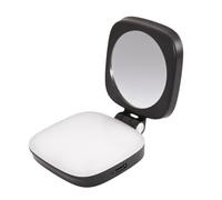 Fangxuee Portable Selfie Ring Light with Mirror Magnetic LED Video Photography Lighting Rechargeable for Smartphones Tablets