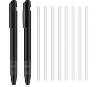 Fangxuee Retractable Eraser and Refill Mechanical 3.8mm Pen Style Art Eraser for Artists Drawing, Students Teachers A
