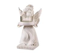 Fangxuee Retro Angel Candlestick Ornaments, Resin Home Tabletop Furnishings, Romantic Candlelight Dinner Atmosphere Decoration B