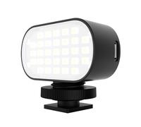 Fangxuee RGB Fill Light Photography Outdoor Vlog Light Mini LED Portable Rechargeable Small Light for SmartPhone Live