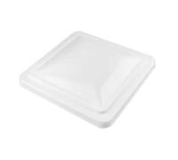 Fangxuee RV Roof Vent Lid Cover 14 X 14 Inch Metal for Motorhome& Campervan Air Flow Ventilation Cover for Trailer Motorhome