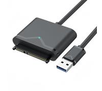 Fangxuee Solid-State Drive Adapter Cable USB 3.0 to with DC Power Port USB 3.0 Easy Drive Cable