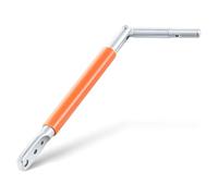 Fangxuee T Post Clips Tool & Wire Twist Tool Dual-Functionality, for Fence Stretcher, Fence Clips and Fence Wire Twisting Tool