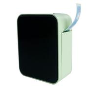 Fangxuee Thermal Label Printer Adhesive Label Maker P15 Portable Wireless Bluetooth Label Printer Bluetooth Mini Label Machine Fast Printing Green