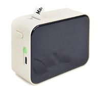 Fangxuee Thermal Label Printer Adhesive Label Maker P15 Portable Wireless Bluetooth Label Printer Bluetooth Mini Label Machine Fast Printing Rice-White