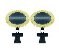 Fangxuee Tuya Smart Zigbee Rain Sensor with Light Detector Solar Operated Outdoor Waterproof Rain Detector Remote Control 2Pcs