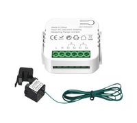 Fangxuee Tuya WiFi Smart Meter Digital Energy Meter 80A Current Transformer Solar PV Power Production Consumption Monitor 1CT