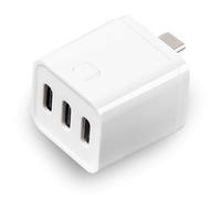 Fangxuee Tuya Zigbee Type-C Smart Adaptor Plug 3 Gang Mini USB-C Power Adaptor Charge Plug Timing Voice Control for