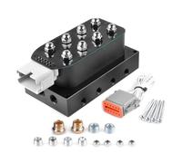 Fangxuee Universal 12v Solenoid Valveblock Air Ride Suspension Manifold Valve Kit UV4For Auto Fast Control