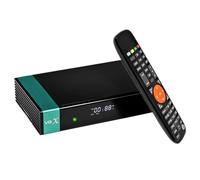 Fangxuee V8X DVB-S/S2/S2X Digital Satellite Receiver Full HD 1080P HEVC Built-in WiFi Support CA Card TV Receiver UK Plug