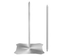 Fangxuee Vertical BBQ Skewer Meat Spit Stand, Stainless Steel, for Use with Barbecue Grills Indoors and Outdoors
