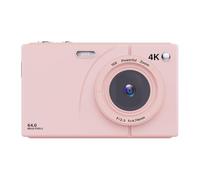 Fangxuee Wifi Enabled 64MP 4K CCD Digital Video Camera 16X Digital Zoom 2.8inch Screen 32GB Card C