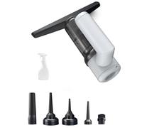 Fangxuee Window Cleaning Kit Strong Suction Electric Vacuum Clean Machine forMirror Glass Car Vacuum Cleaner White