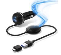 Fangxuee Wireless 3in1 Carplay& Android Auto Mini Adapter Wireless Charging Box Wifi BT Connect Plug& Play Universal Car Charger