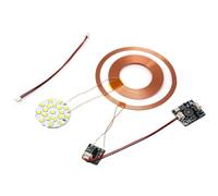Fangxuee Wireless Power Supply 12V Maglev Transmitter Coil Induction Receiver LightLED DIY Magnetic Levitation Moon Lamp