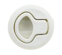 Fangxuee YH9073 Push-Type Door Lock Round Panel Cabinet Lock Flat Lock for Closet Door Drawer RV Toilet Door Cabinet Door Handle