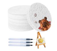 FANGZ 10Pcs Magics Puffy Paint Paper, 3D Drawing Magics Canvas Sponge with Water Brush, Puffy Popcorn Drawing Texture Painting Kit, DI Y Bubble Drawing Pens Art Supplies