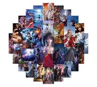 FANGZ-60 Pieces of Fighting The Sky, Anime Cartoon Stickers, Xiao Yan, Xiao Xun'er, Three-Year Appointment, Peripheral Mobile Phone case Waterproof Stickers