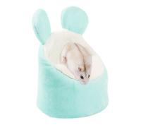 FANGZ Animal House,Soft Spacious Small Animal Warm Nest - Sugar Glider Bed Pouch - for Animals Squirrels Marmosets Chinchilla Sleeping Resting Cold Weather