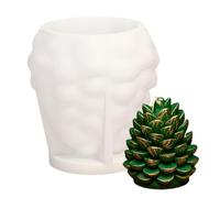 FANGZ Candle Wax Molds | Pine Cone Reusable Craft Supplies,Christmas Decor Silicone Candle Molds,for Thanksgiving Wax Resin Casting Epoxy Clay Arts & Crafts Dessert