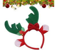 FANGZ Christmas Antler Headband | Fashionable Headwear - Fashion Hairband for Adult Beauty Makeup - for Wedding Holiday Camping Picnic BBQ Backyard Party Gathering Dinner Stage