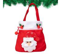 FANGZ Christmas Goodie Bag | Reusable with Handle | Small Christmas Candy Drawstring Bag,for Jelly Lollipops Chocolate Toys During Preschool Classroom Community School