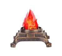 FANGZ Fake Campfire Fake Fire Halloween Prop LED 3D Campfire Lamp Realistic Artificial Flame Lamp for Halloween Christmas Party Festival Decor