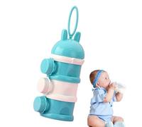 FANGZ Formula Container for Travel,3 Layers Kids Feeding Travel Storage Container | Portable Milk Can, Non-Spill Milk Powder Container, Formula Box