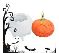 FANGZ Halloween Resin Molds - Silicone Scented Candle Mould | Spooky Craft Mold Easy Release for Epoxy Resin Plaster Aromatherapy Halloween Decoration Soap Making Art Projects