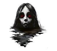 FANGZ Halloween Wall Decals | 3D Ghost Scary Decal - Wall Clings Removable for Living Room Bedroom Window Mirror Party Haunted House Home Halloween Decor