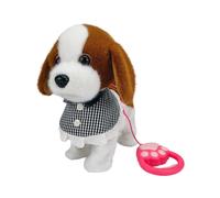 FANGZ Interactive Plush Puppy Dog with Walking, Barking, Touch Sensing, Sound Imitation, My Realistic Robot Puppy that Act Like Real Dogs, for Kids Boys Girls